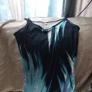 Stylish Black and Blue Women's Top